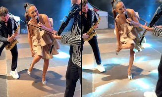 Vlăduța Lupău, ciuruită de țânțari pe scenă. Concert întrerupt: „M-au făcut praf!!!” / Spray anti-țânțari oferit din public, nu de staff