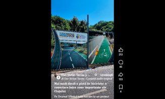 Pe Drumul Sfântul Ioan se lucrează la pistele de biciclete. Vor conecta Făget - Calea Turzii - Bună Ziua - Observator