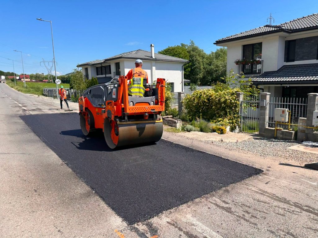 Un nou drum județean din Cluj a intrat în reparații