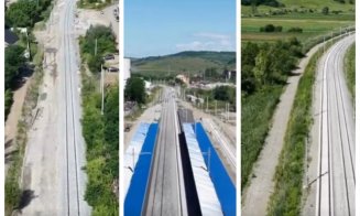 Se lucrează în forță pe Lotul 1 al căii ferate Cluj – Oradea. Imagini de pe șantier + stadiul lucrărilor