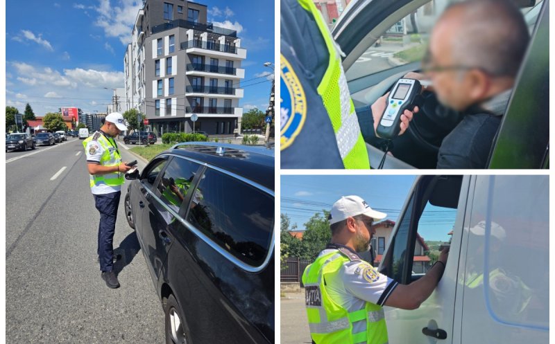 Razie de amploare în Cluj: polițiștii au „curățat” drumurile de șoferi băuți. Peste 1800 de persoane, luate în vizor