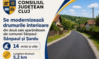 Mai multe străzi și ulițe dintr-o comună clujeană vor fi asfaltate. Investiție de 8 mil. lei