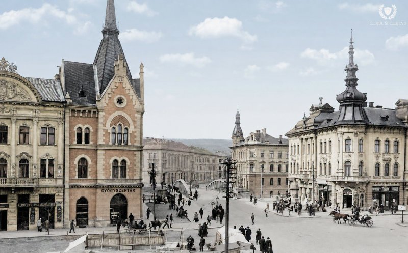 Imagine inedită din vechiul Cluj - anul 1942