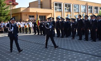 Start în cariera de polițist: 288  de viitori agenți au depus astăzi jurământul la Școala de Agenți de Poliție „Septimiu Mureșan”