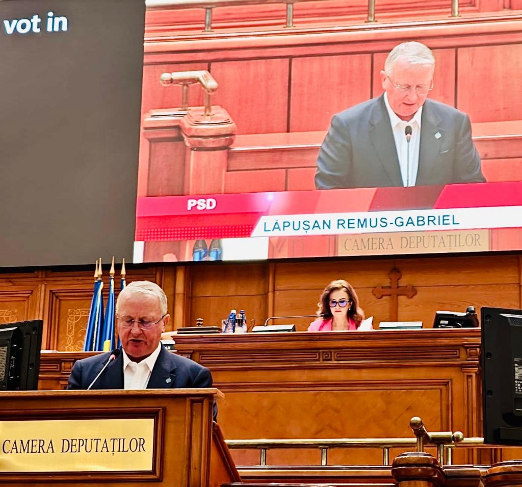 Remus Lăpușan, apel în Parlament: „România are nevoie de stabilitate, nu de jocuri politice și lecții false de europenism”