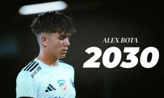 Împrumutat de "U" la FC Bihor, Alex Bota a semnat un nou contract cu echipa clujeană