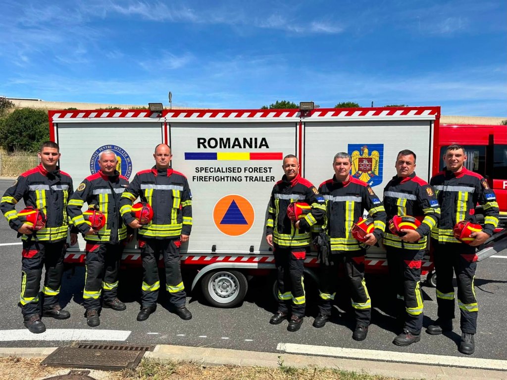 Șapte pompieri clujeni, în misiune internațională în Franța
