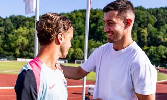 Ilija Masic, alături de colegii săi în cantonamentul din Slovenia
