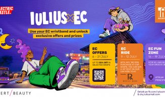 Brățara de festival, Electric Offers, tombolă pentru EC Ride spre Bonțida, EC Fun Zone și BUS station, toate te așteaptă la Iulius Mall Cluj!