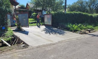 Lucrări finalizate pe un drum județean din Cluj. S-au realizat și accese la proprietăți