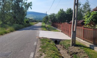 Lucrări finalizate pe un drum județean din Cluj. S-au realizat și accese la proprietăți