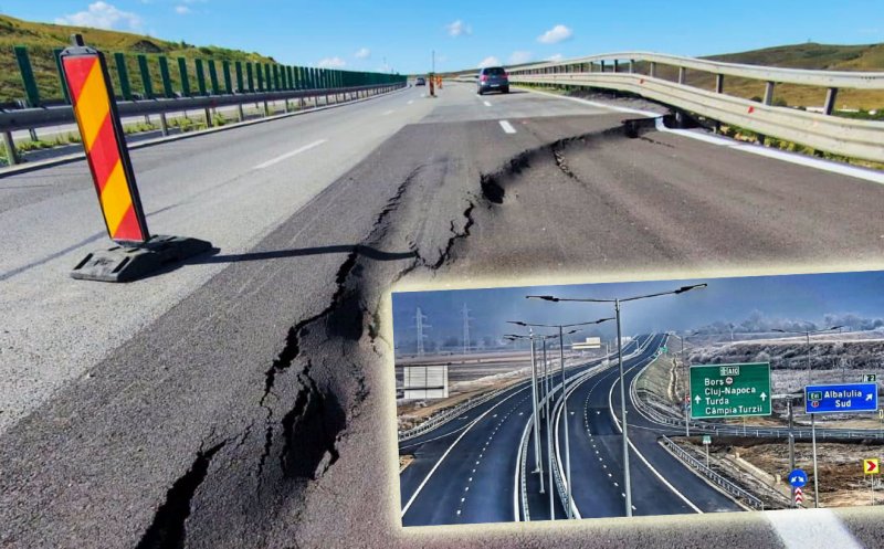 Autostrada SURPATĂ: Constructorul își asumă repararea porțiunii de pe A10 Sebeș-Turda și suportarea costurilor / În cât timp trebuie finalizate reparațiile