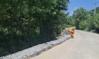 Lucrări complexe pe un nou drum județean din Cluj