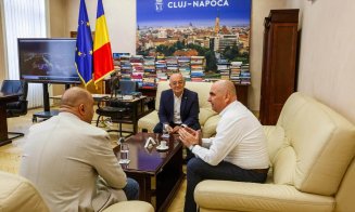 Ilie Bolojan, în vizită la primăria Cluj-Napoca. Ce a discutat cu Boc și Tarcea