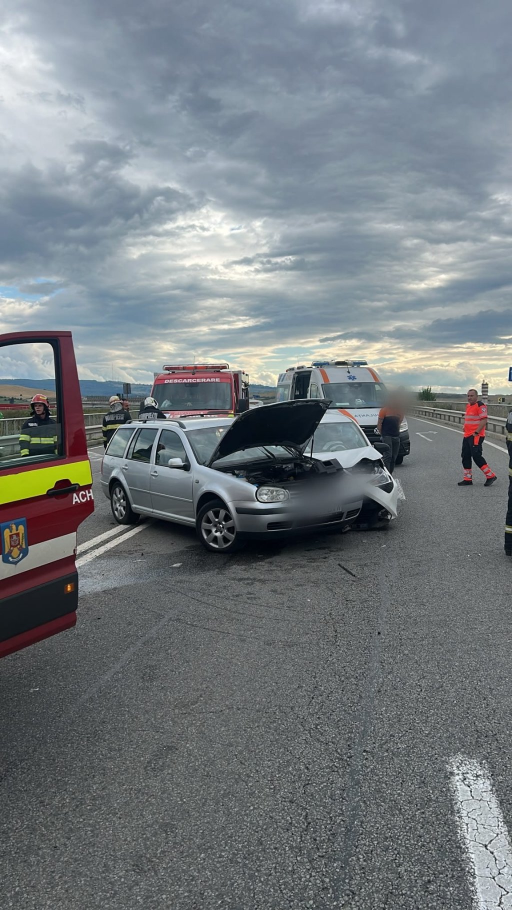 ACCIDENT pe varianta de ocolire Vâlcele–Apahida / Ce au transmis polițiștii despre cauza evenimentului rutier din Cluj