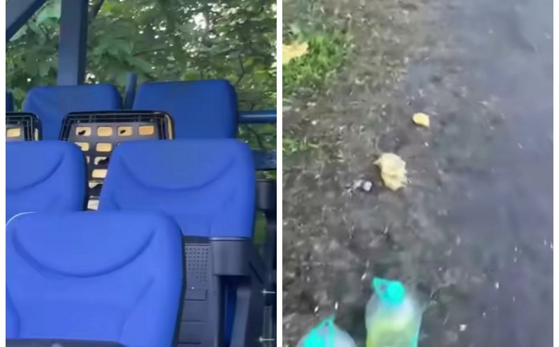 Vandalii fac prăpăd pe un stadion modernizat din Cluj: scaune rupte, aspersoare furate și adăposturi improvizate