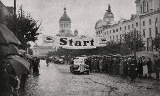 Linia de start la Cursa internațională de coastă Feleac, anul 1934