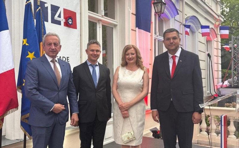 Radu Moisin, prezent la recepția organizată de Ambasada Franței: „Vive la France et la Roumanie!”