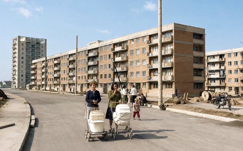 O după-amiază liniștită în cartierul Gheorgheni, la începutul anilor '60