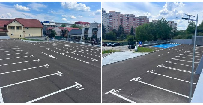 S-a deschis o nouă parcare în centrul Dejului! 65 de locuri disponibile într-o zonă extrem de aglomerată
