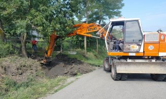 Lucrări pe un nou drum județean din Cluj. Se construiesc și accese la proprietăți