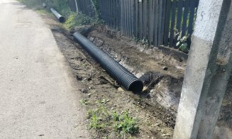 Lucrări pe un nou drum județean din Cluj. Se construiesc și accese la proprietăți