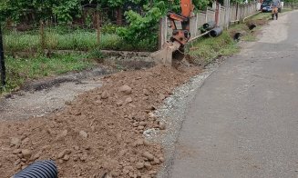 Lucrări pe un nou drum județean din Cluj. Se construiesc și accese la proprietăți