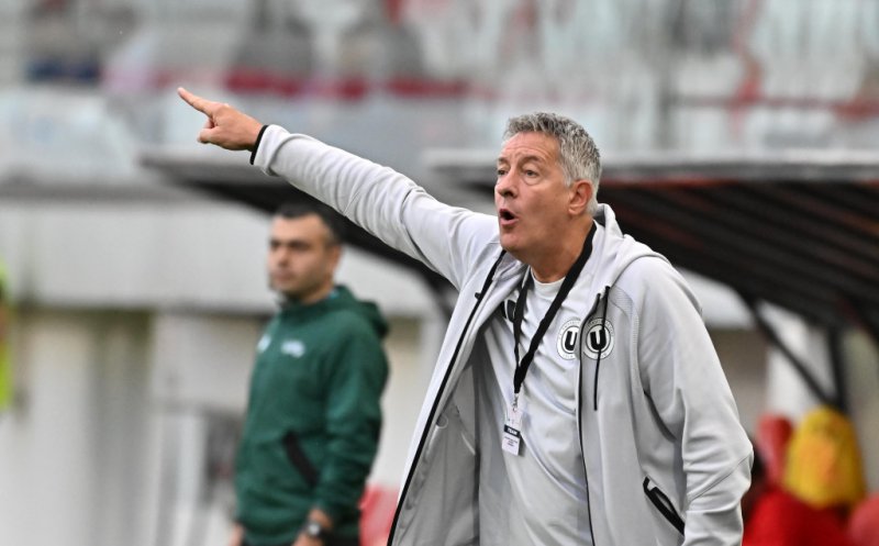 Reacția lui Bergodi după ce ”U” Cluj a luat bătaie de la o echipă nou promovată: 'Sunt 6 meciuri în care mulți jucători au tras căruța. Să arate și alții ce pot'