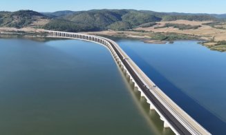Autostrada Transilvania: IMAGINI spectaculoase cu viaductul Suplacu de Barcău! Cadre în premieră de sub impresionanta construcție