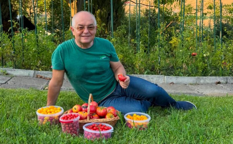 „Primele roșii culese!” Emil Boc le-a arătat clujenilor recolta și a vorbit despre răbdare, comunitate și viitor: „Cele mai frumoase lucruri cresc încet”