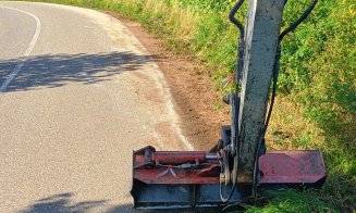 Un nou drum județean din Cluj a intrat în reparații
