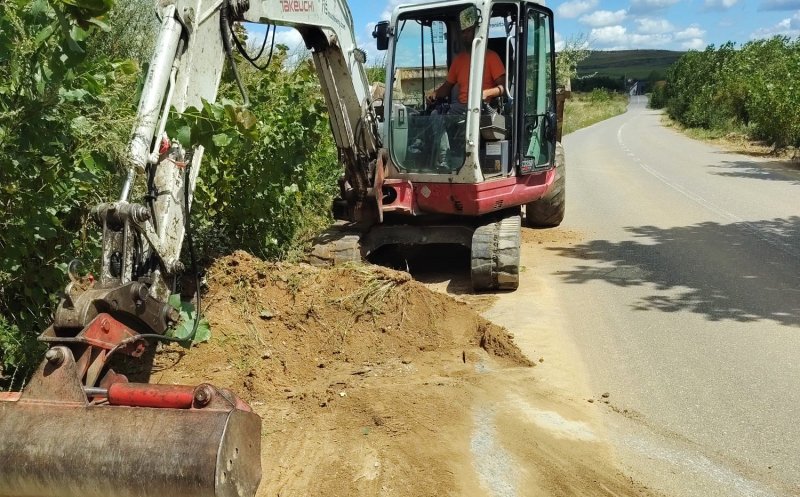 Un nou drum județean din Cluj a intrat în reparații