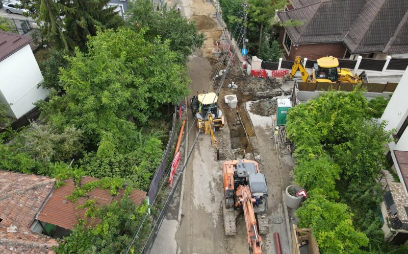 În ce stadiu sunt lucrările de canalizare de pe strada C.A. Rosetti din Cluj-Napoca