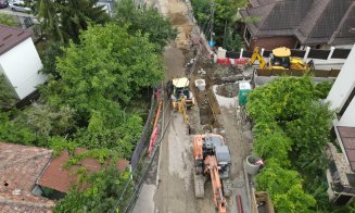 În ce stadiu sunt lucrările de canalizare de pe strada C.A. Rosetti din Cluj-Napoca