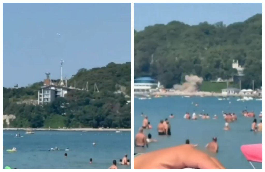 Dronă prăbușită pe o plajă din Rusia: șapte morți și zeci de răniți. Incidentul a avut loc în apropierea reședinței lui Putin