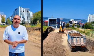 A început șantierul noii școli din Bună Ziua cu realizarea accesului și a branșamentelor