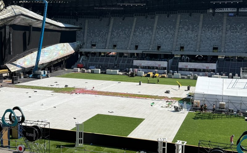 Cum arată gazonul de pe Cluj Arena după patru zile de Untold