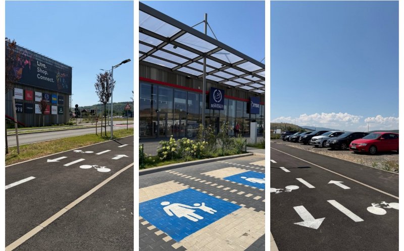 URBANO Shopping & Living își extinde infrastructura: 160 de noi locuri de parcare + legătură noua pentru pietoni și bicicliști din Luna de Sus