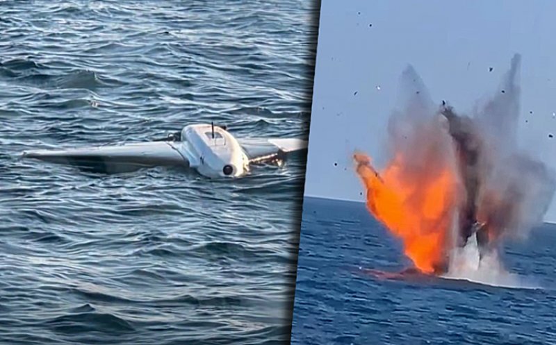 Drone în derivă în Marea Neagră aproape de zona Neptun Deep, un proiect strategic pentru România