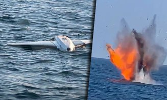Drone în derivă în Marea Neagră aproape de zona Neptun Deep / Neutralizate prin detonare controlată