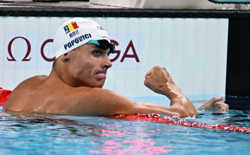 David Popovici, din nou campion european la 100 de metri liber