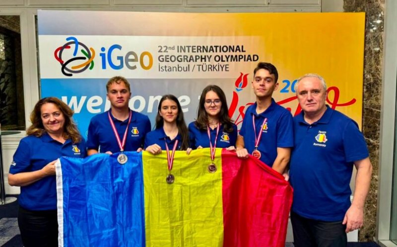 Nou succes pentru elevii români: trei medalii la Olimpiada Internațională de Geografie 2026