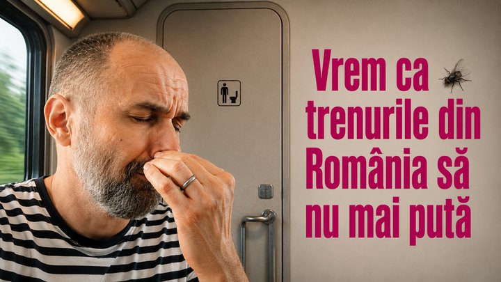Un clujean cere CFR Călători "ca trenurile din România să nu mai pută!"