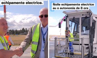 Un nou pas spre un Aeroport mai verde la Cluj. La ce vor fi folosite noile echipamente electrice
