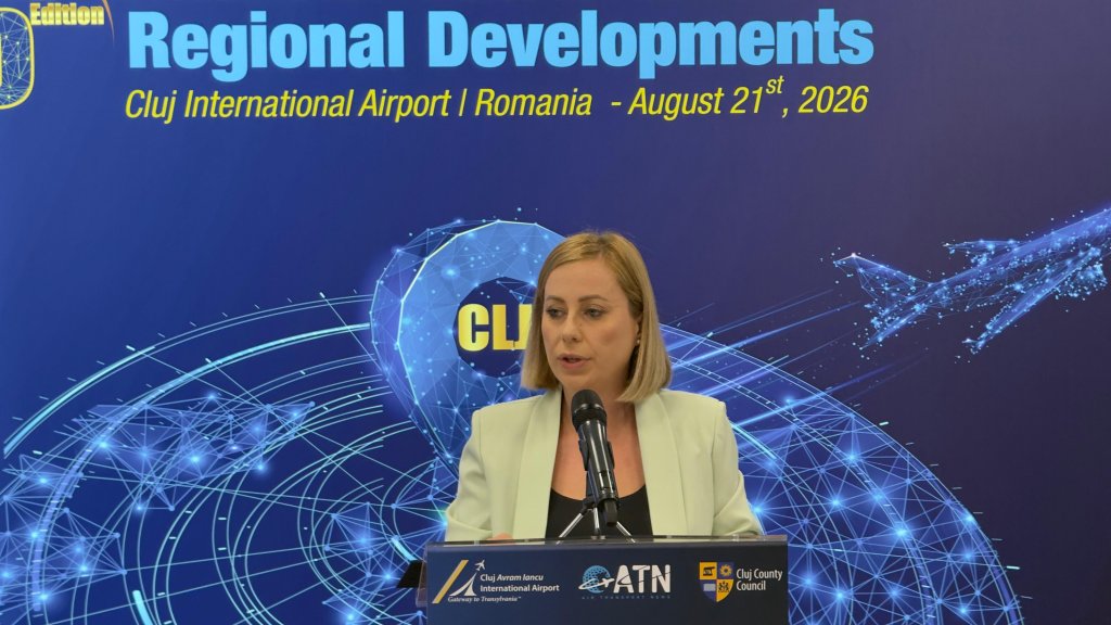 Aeroportul Cluj, motor pentru dezvoltarea regiunii. Mesajul prefectului Maria Forna la RATC 2026