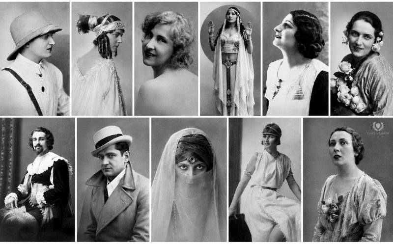 Actorii Teatrului Național din Cluj, în anii ’30