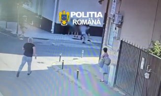 Imagini cu urmărirea ca-n filme de la Cluj: a furat o mașină și a făcut prăpăd în trafic, apoi a fugit. Oamenii l-au prins după 150 de metri
