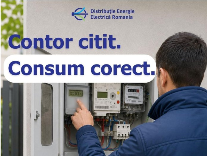 DEER simplifică programarea intervențiilor la contoare: consumatorii notificați prin furnizor pot programa online revizitarea locului de consum