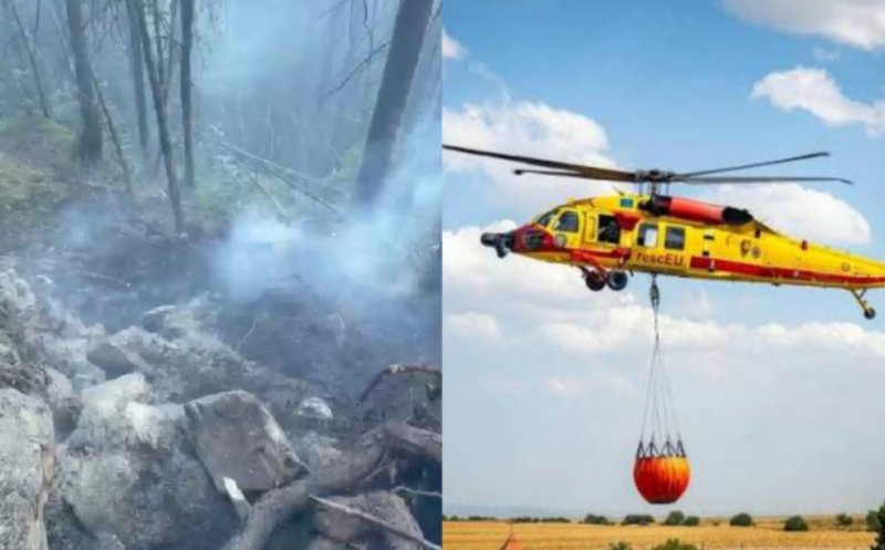 Luptă grea cu incendiul din pădurea de la Doda Pilii. Focul se reaprinde în subteran / Ce spune ISU Cluj