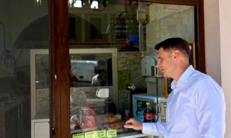 Mircea Abrudean, la Dej: întâlnire cu primarul, vizită pe teren, audiențe cu cetățenii + o plăcintă creață de Chiuiești